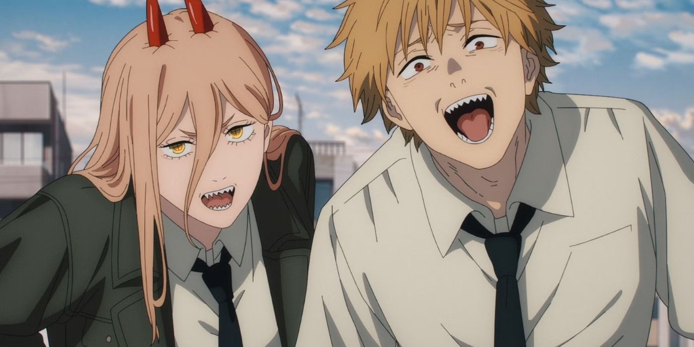 Denji & Power Anime, Chainsaw, Manga art