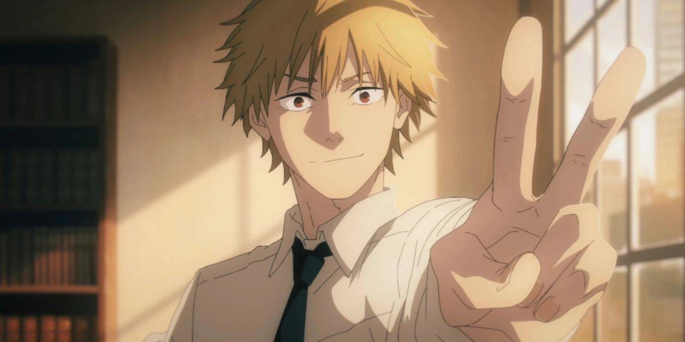 Denji peace sign