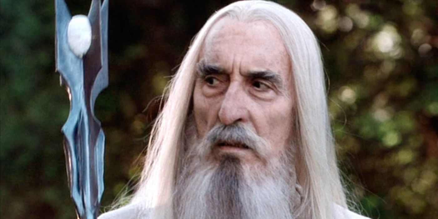 Close up of Saruman in The Lord Of The Rings