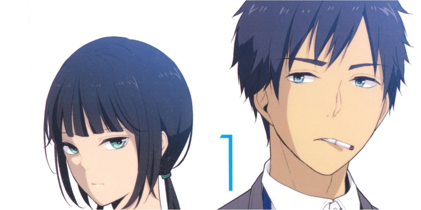 ReLIFE manga cast members in a promotional image