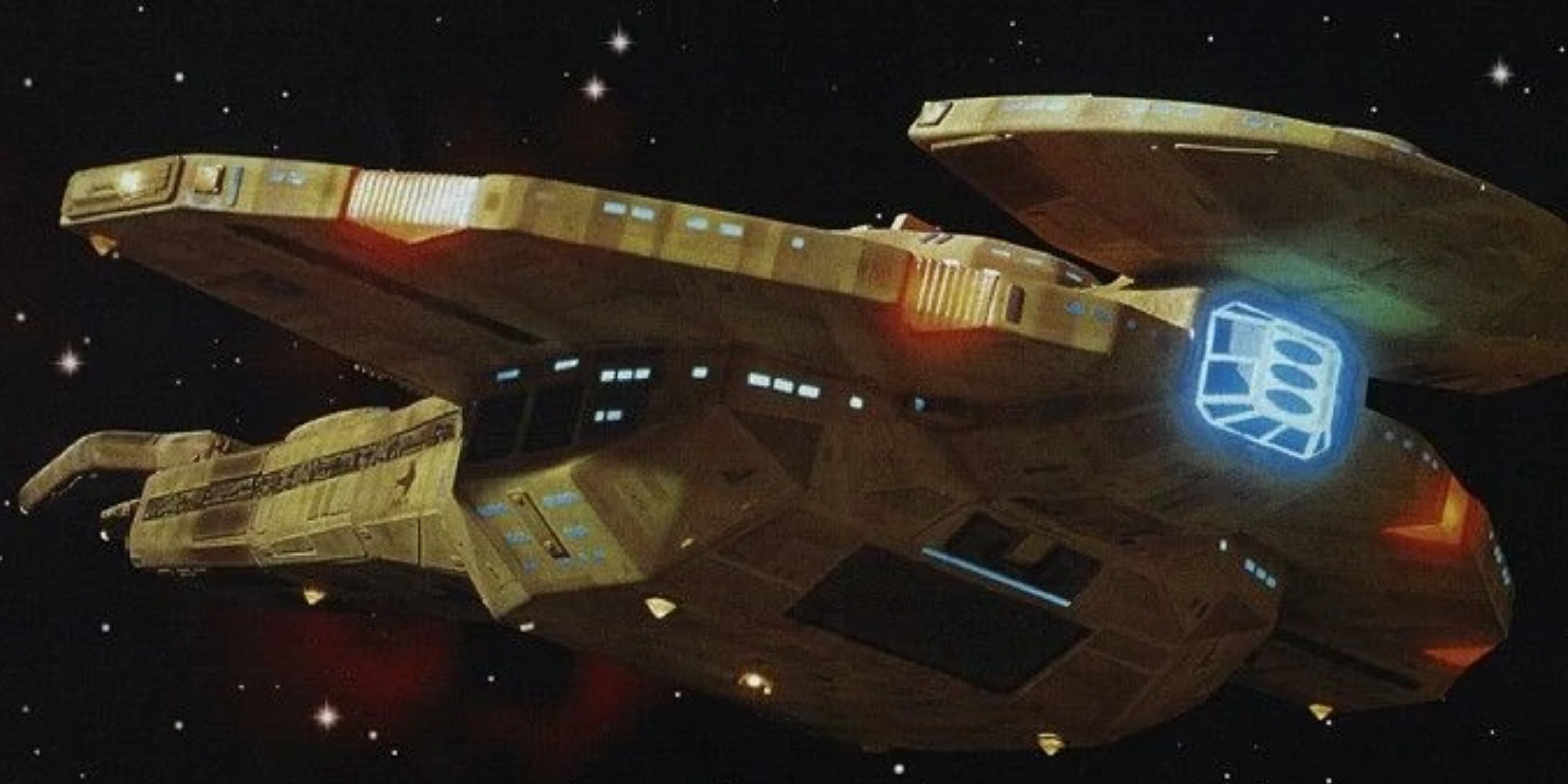 A Cardassian Galor-class battlecruiser from Star Trek