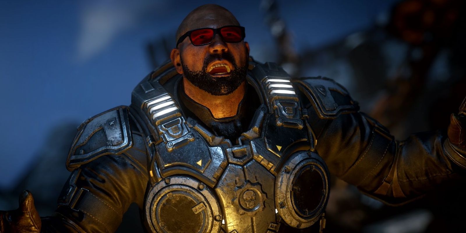 Dave Bautista's voice and skin for Marcus Fenix ​​in Gears 5