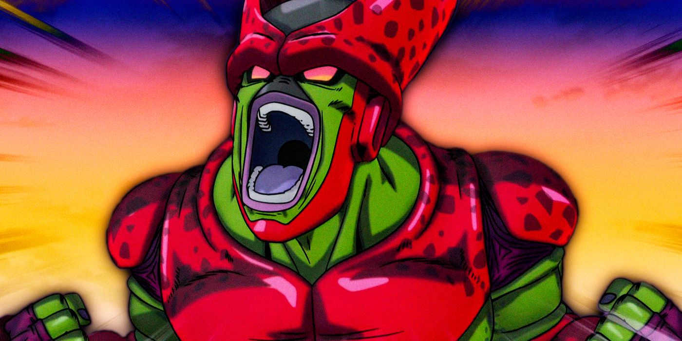 Cell Max yelling in the Dragon Ball Super: Super Hero anime movie