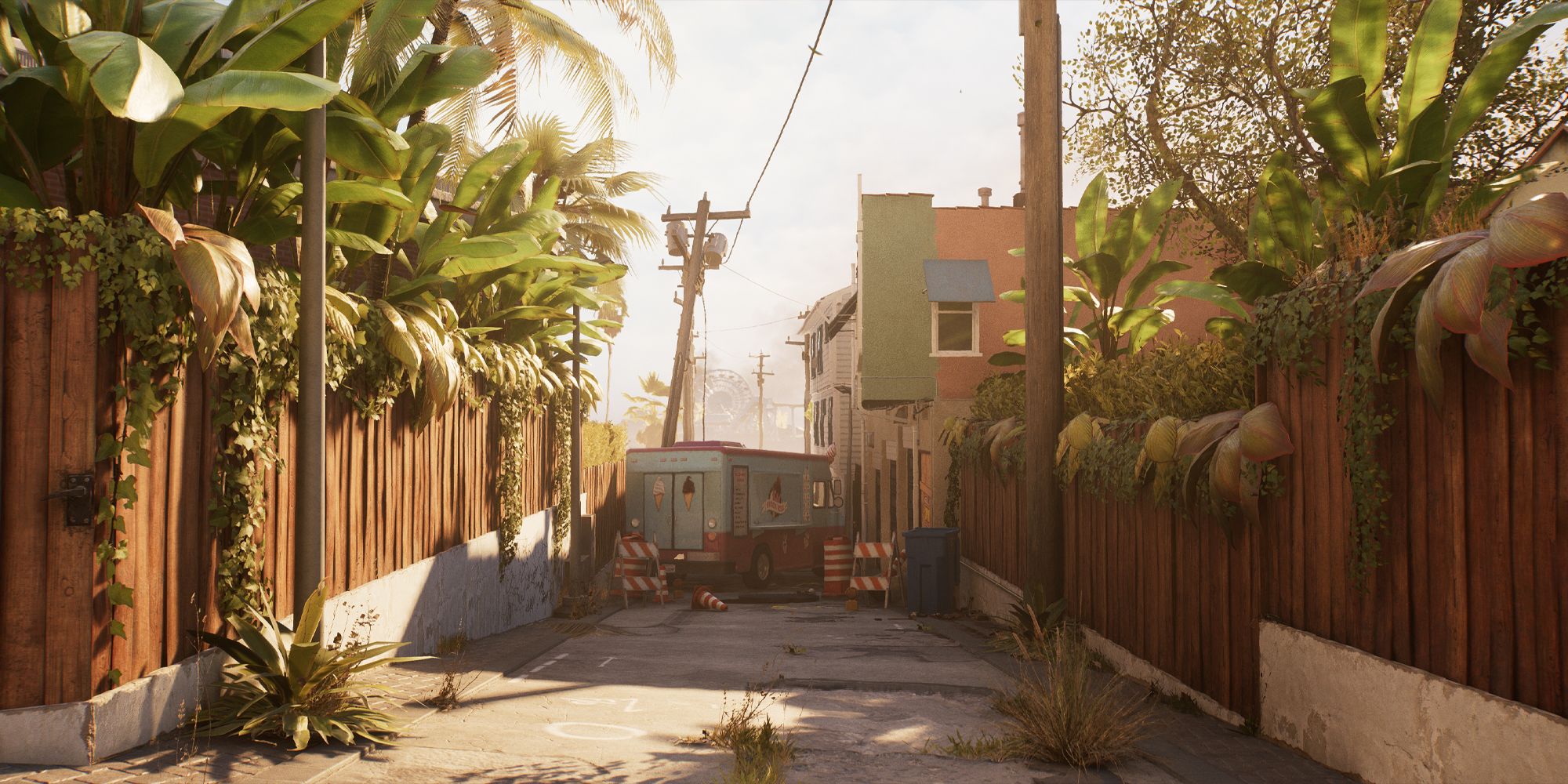 Uma captura de tela de Bel Air de Dead Island 2