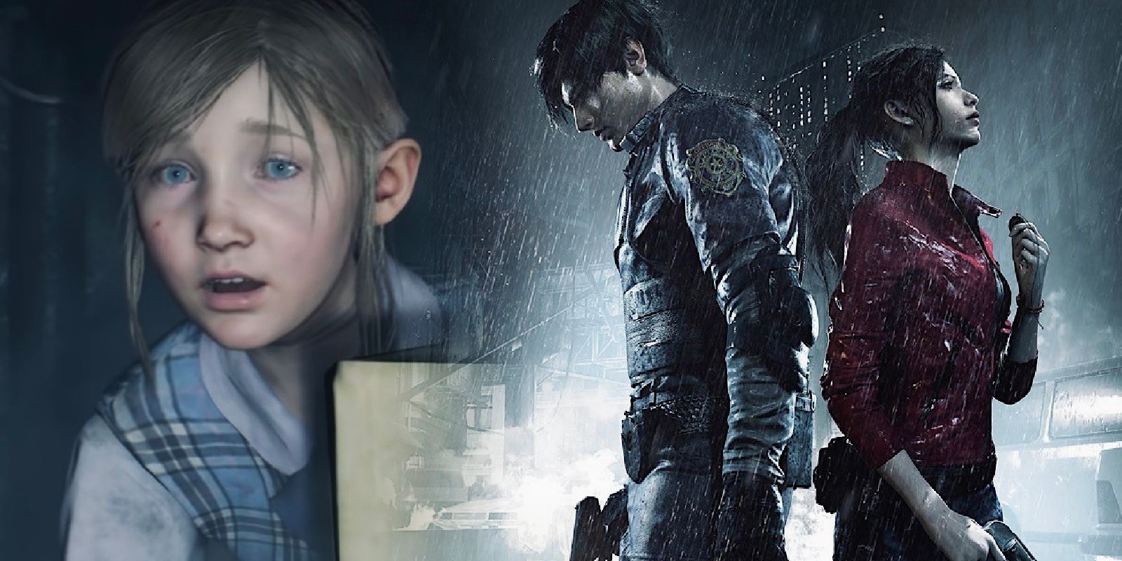 Sherry, Leon, and Claire in Resident Evil 2 Remake