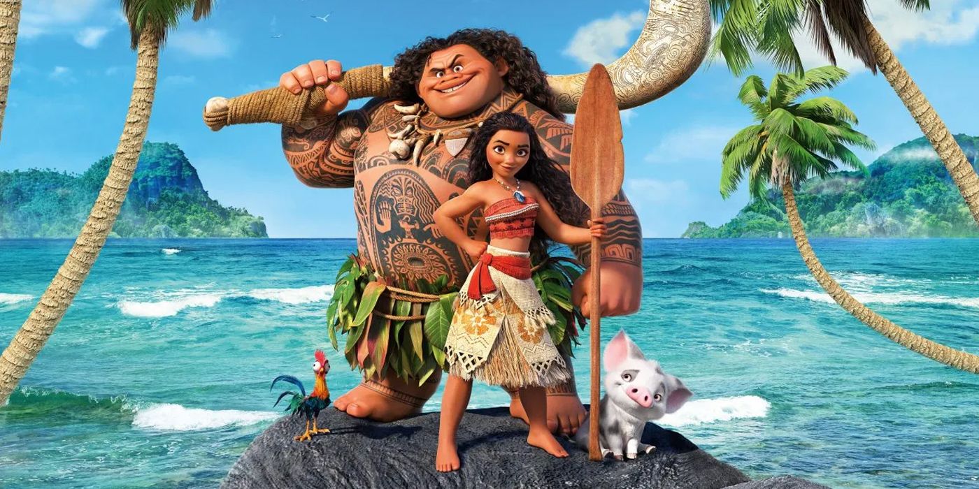 The main characters from the Moana