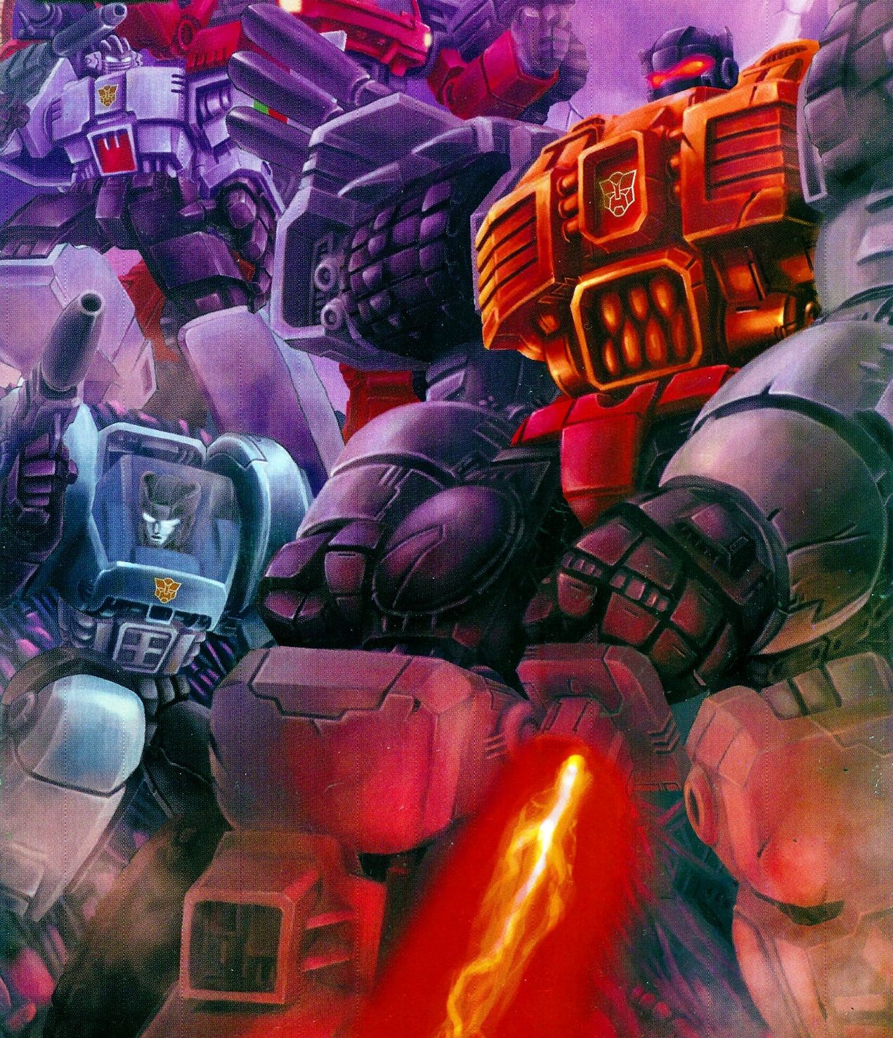 Grimlock on the cover of Dreamwave's Transformers: War Within. 