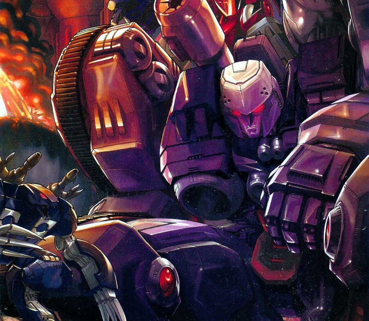 Megatron on the cover of Dreamwave's Transformers: War Wtihin. 