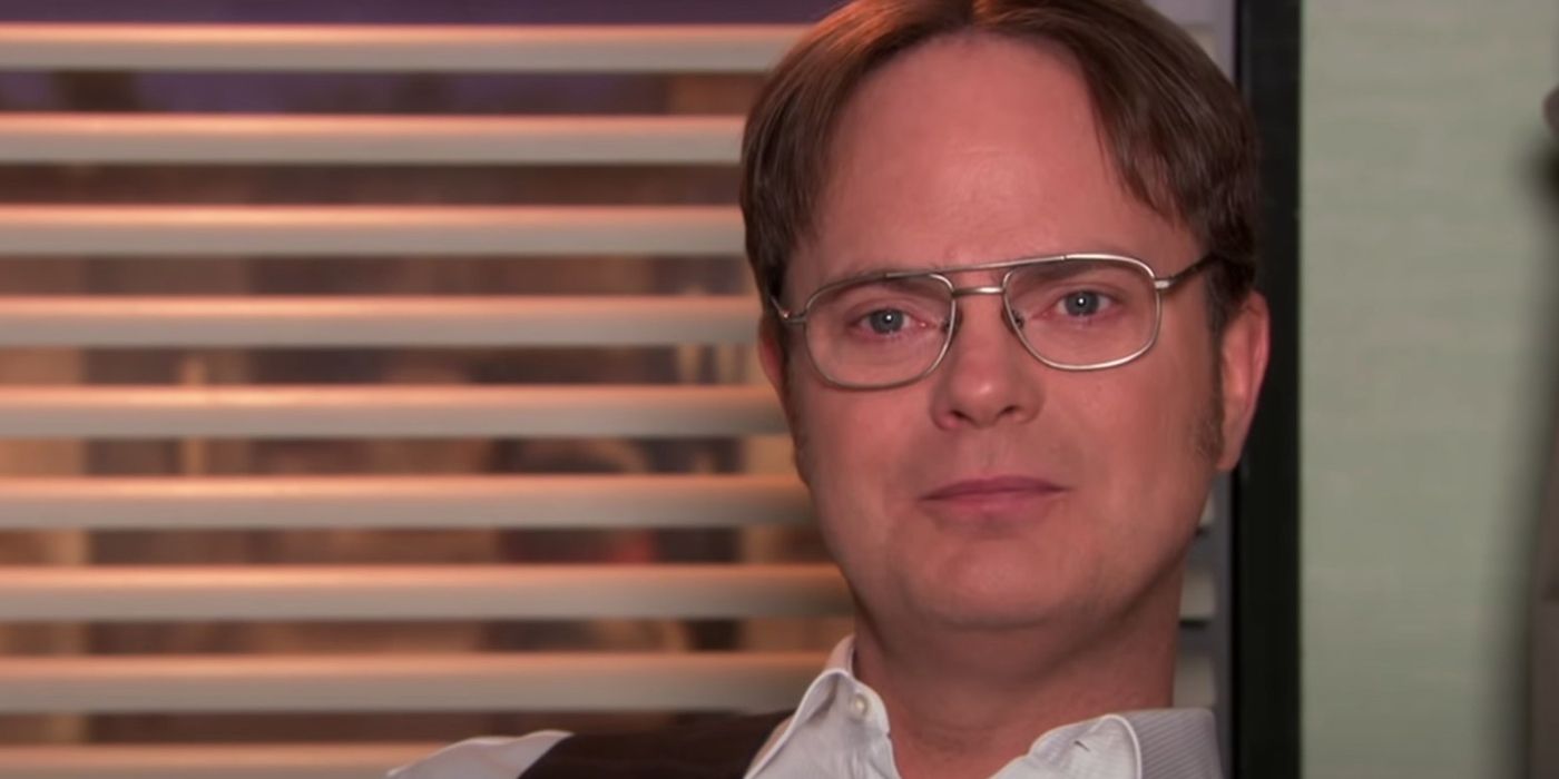 Dwight, played by Rainn Wilson, giving his last interview in the Finale of The Office