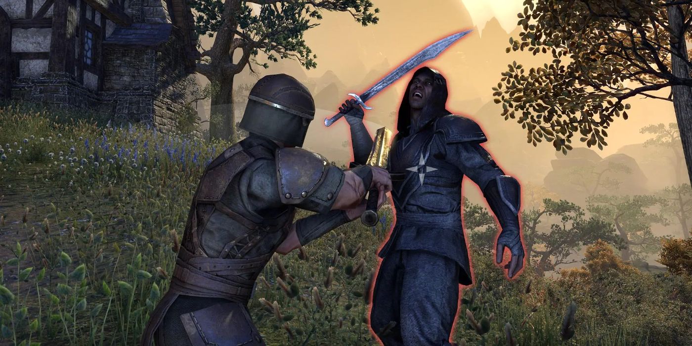 Guerreiros lutam em Elder Scrolls Online