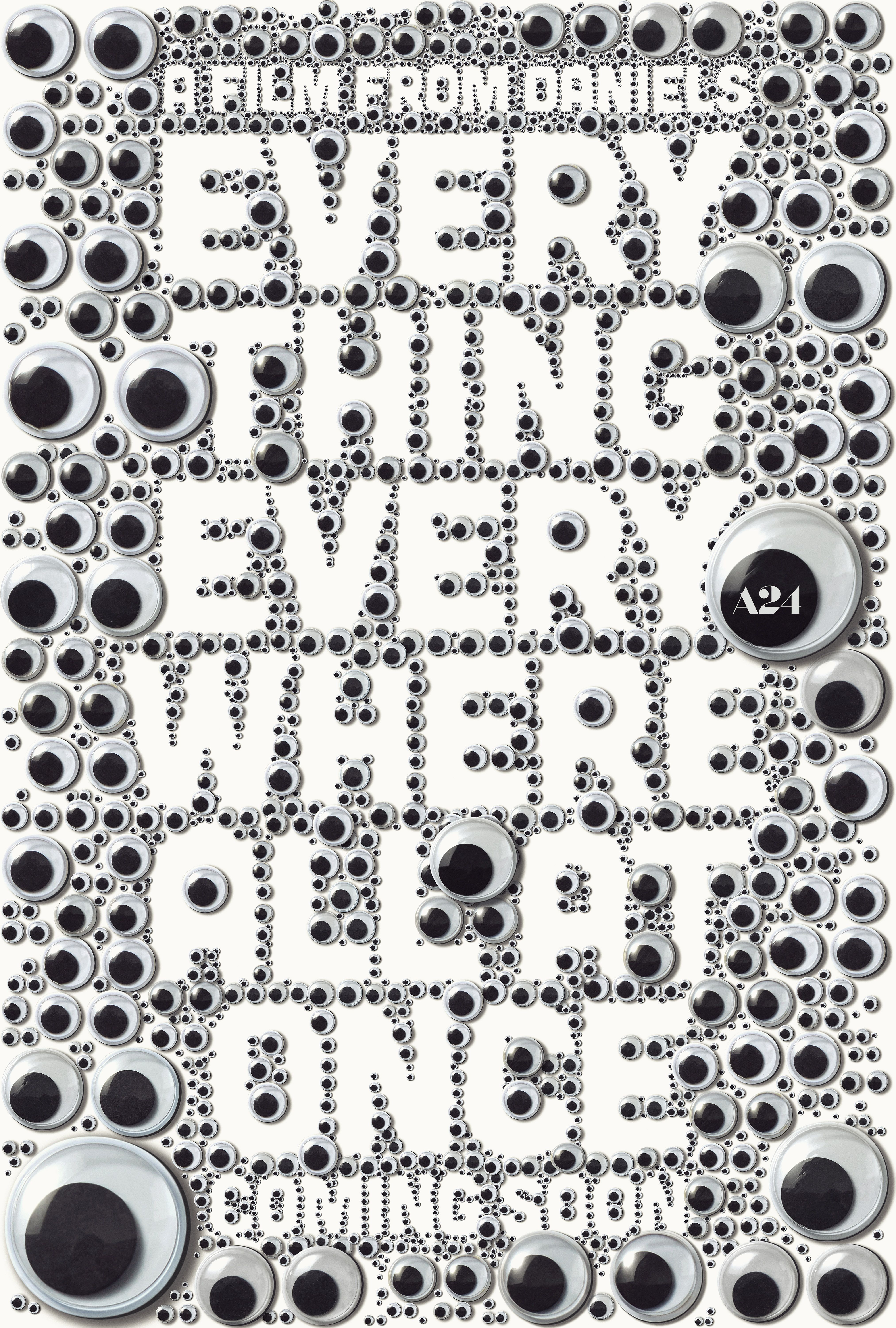 Everything Everywhere All at Once Black and White Poster