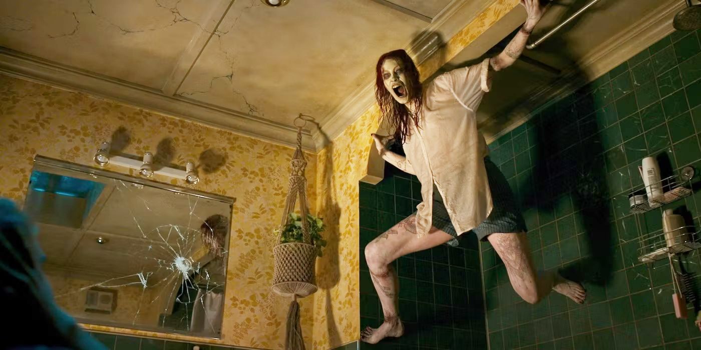 Evil Dead Rise's Ellie becomes possessed and scales the walls