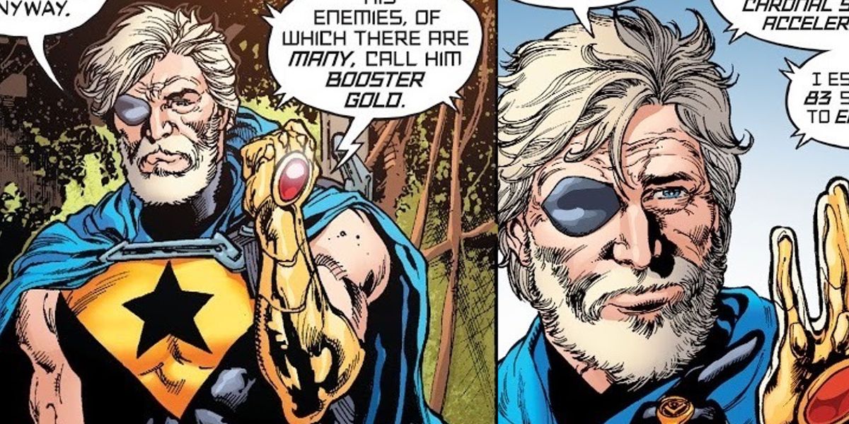 Final Booster Gold talks to himself