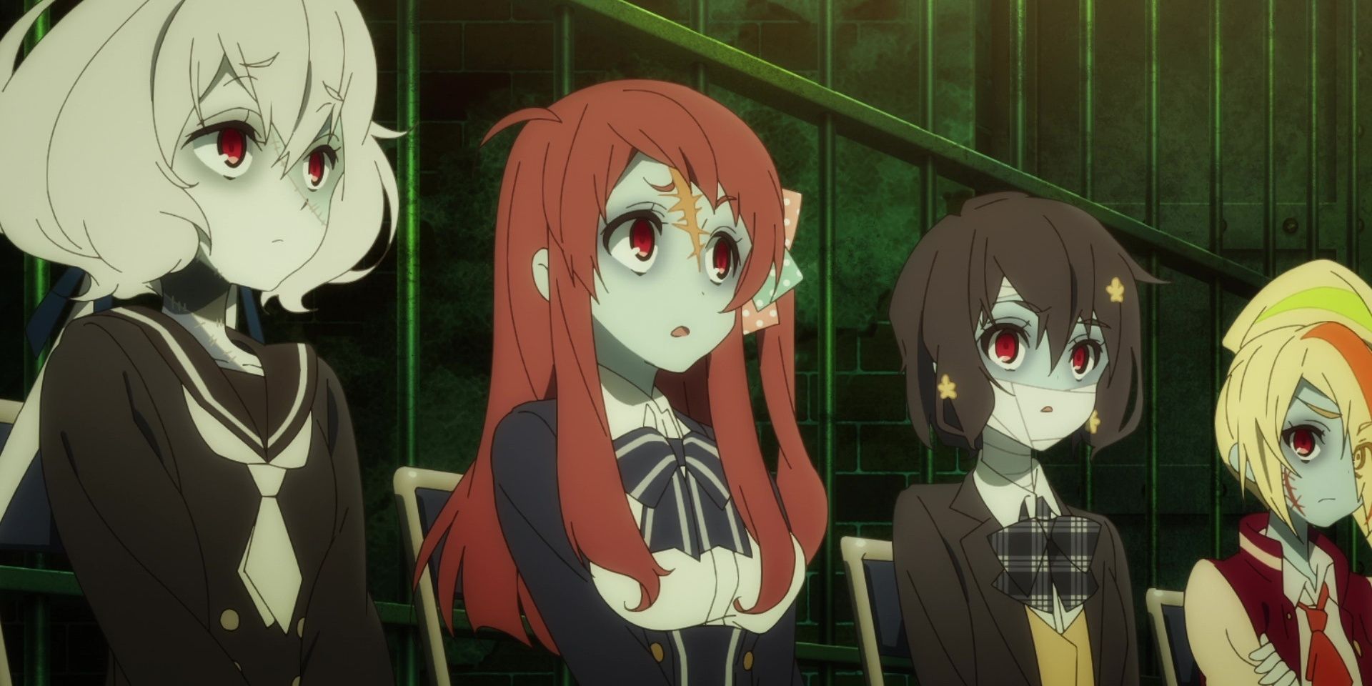 The Members of Franchouchou in Zombie Land Saga