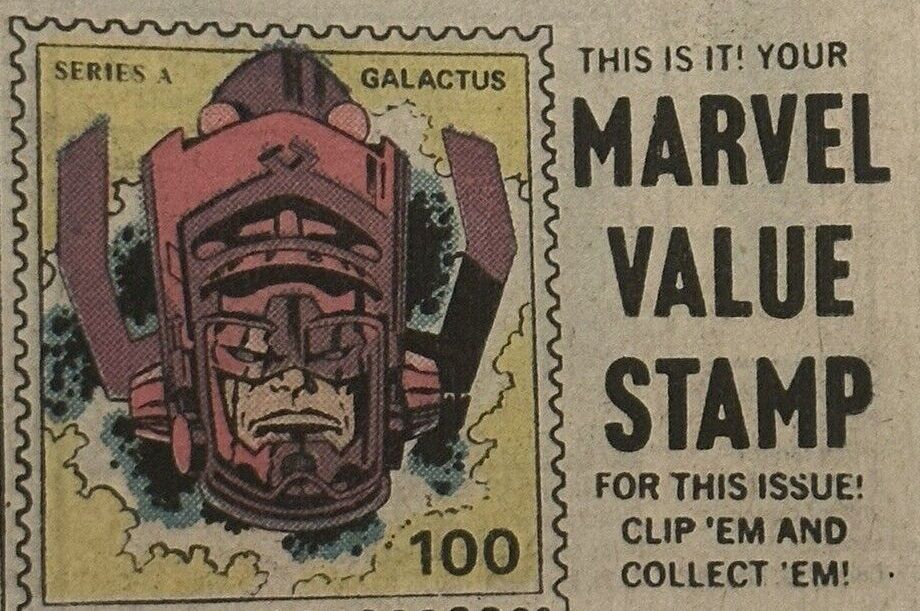 Galactus was the final Marvel Value Stamp