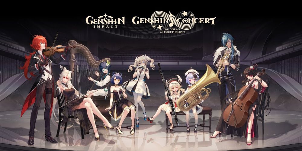 Splash art para o Genshin Impact Concert em 2021