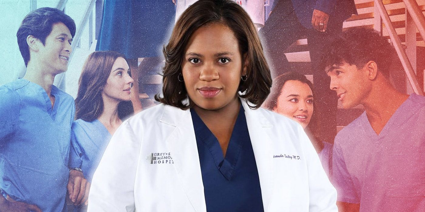 Miranda Bailey front and center in a Grey's Anatomy character collage