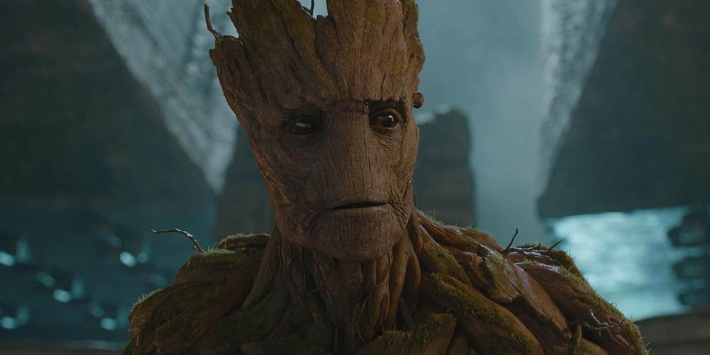 Groot, a member of the Guardians of the Galaxy, is staring in the MCU.