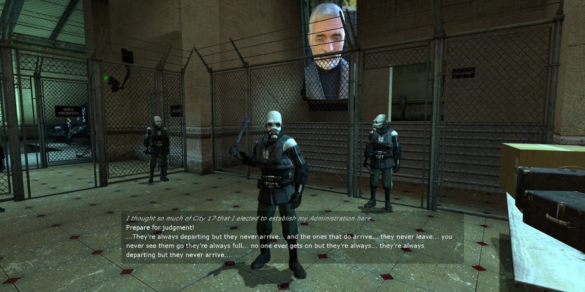 Speech given in Half-Life game