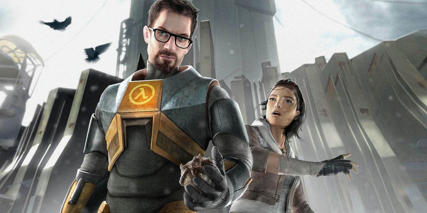 Gordon Freeman and Alyx Vance from Half Life franchise 