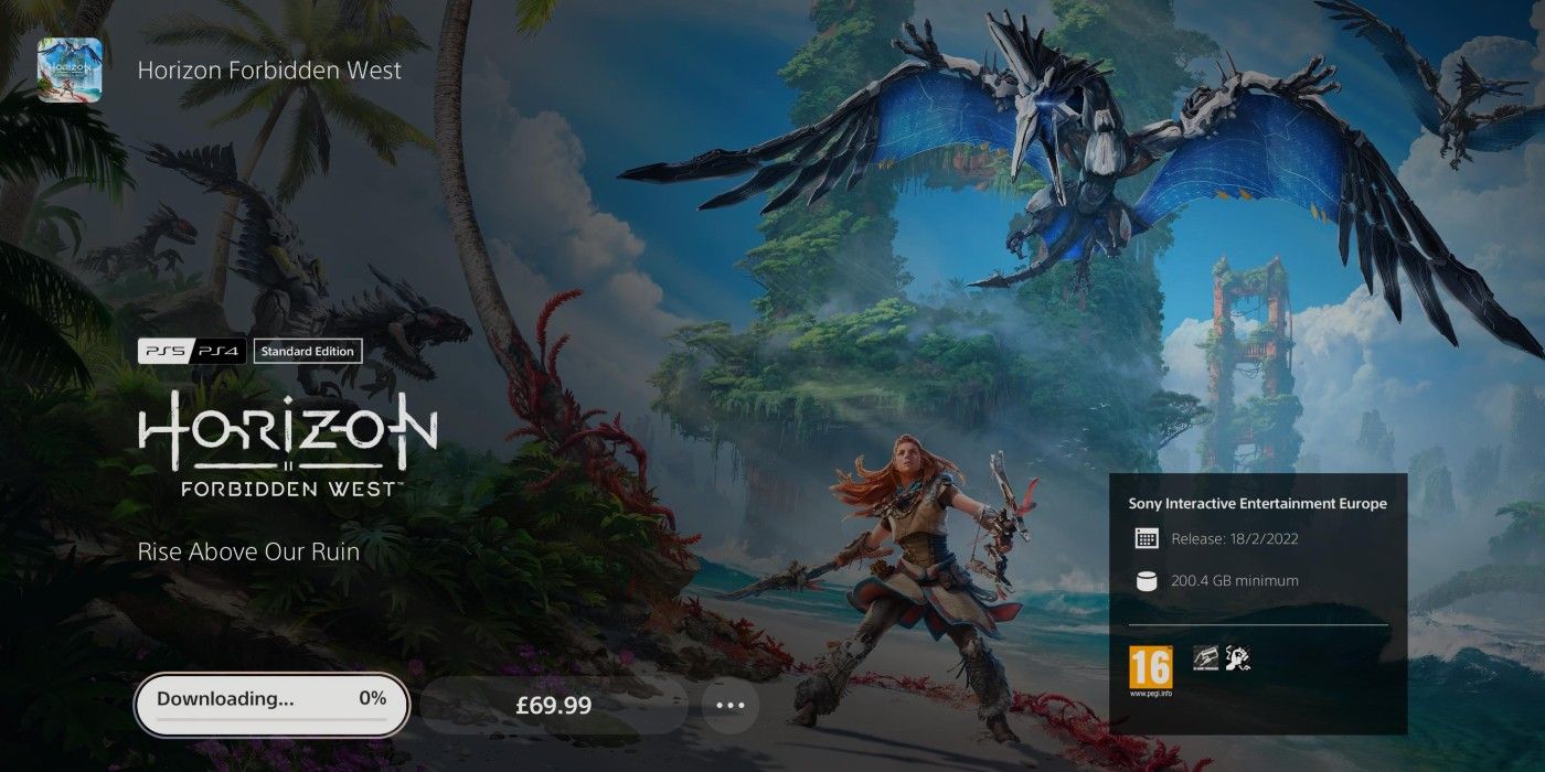 Horizon Forbidden West release date, gameplay and how to upgrade from ps4  to ps5 for free