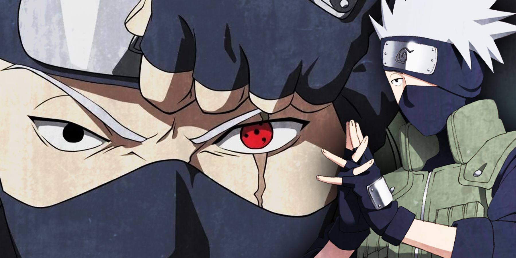 Kakashi hatake revealing his face