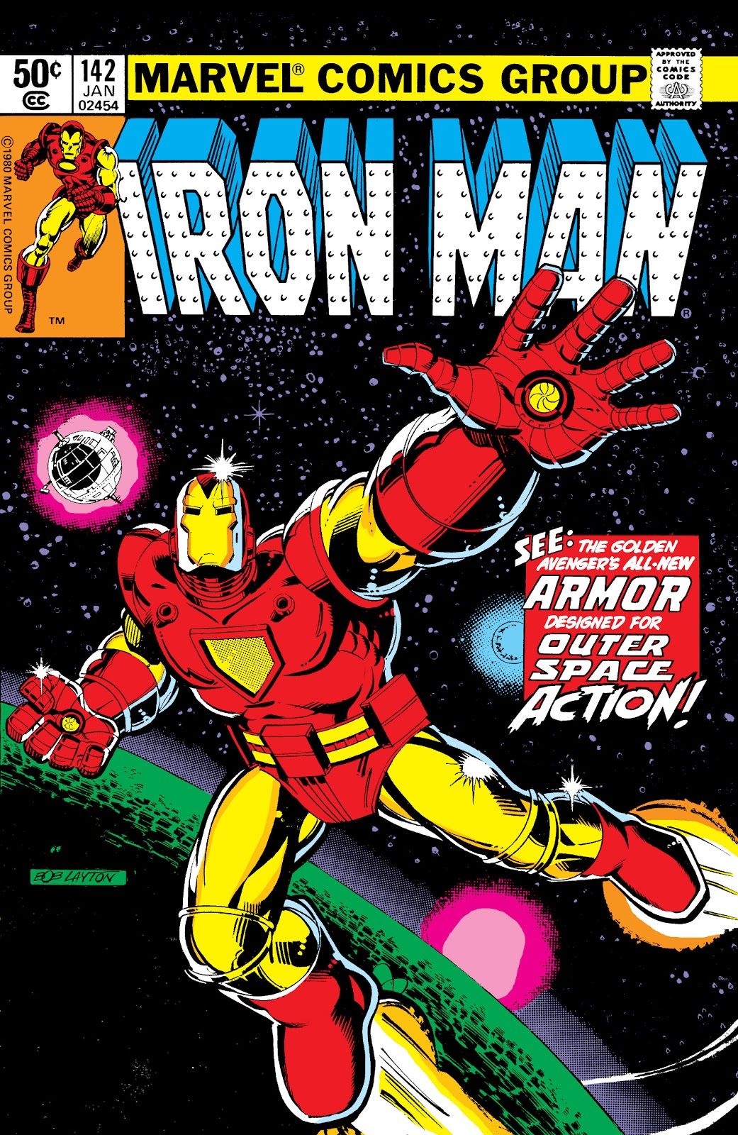 A capa de Homem de Ferro #142