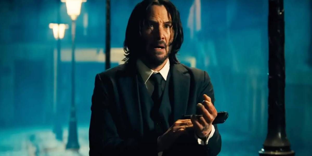 Keanu Reeves looks amazing as John Wick in John Wick: Chapter 4