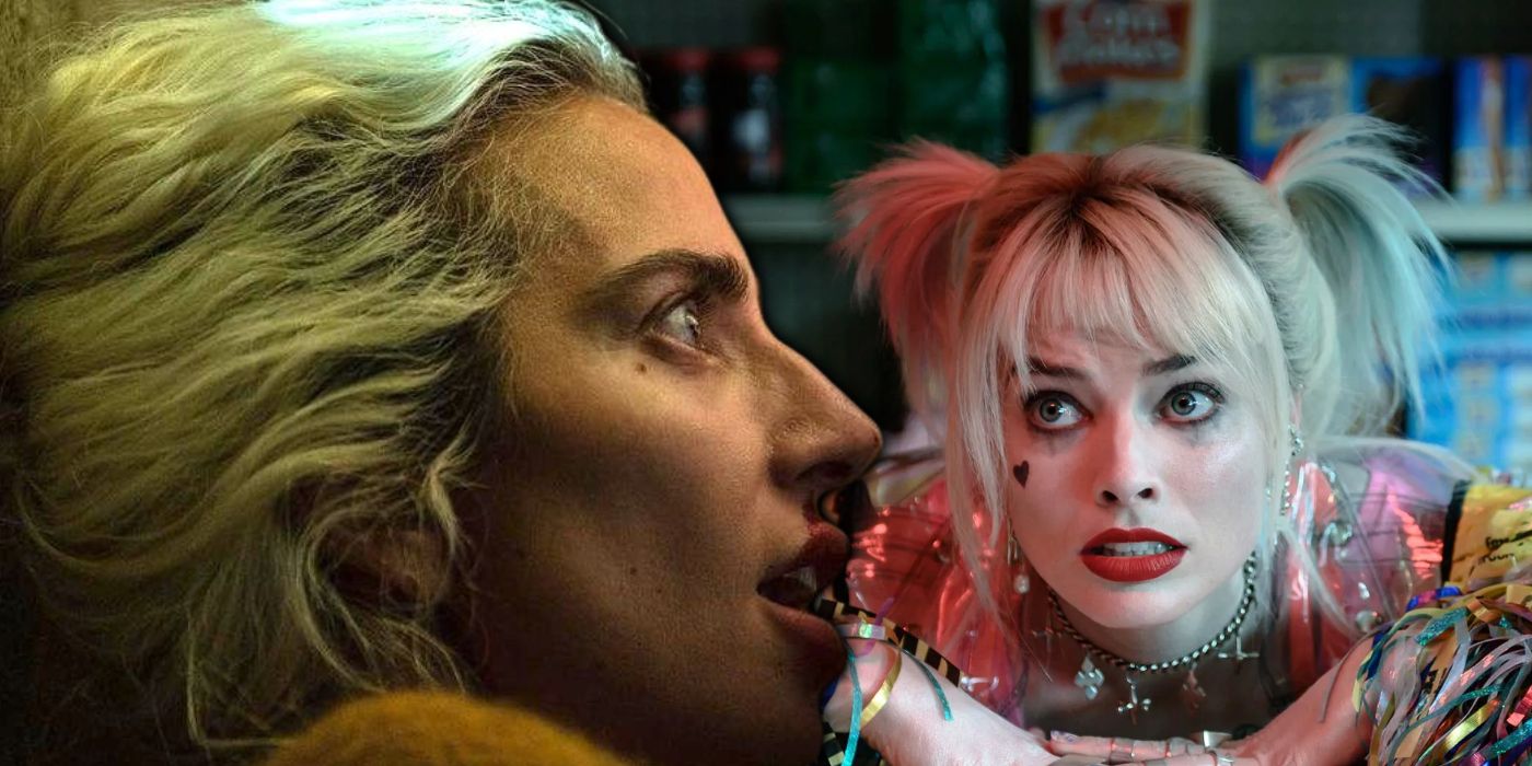 Harley Quinn actors Lady Gaga in Joker 2 and Margot Robbie in Birds of Prey