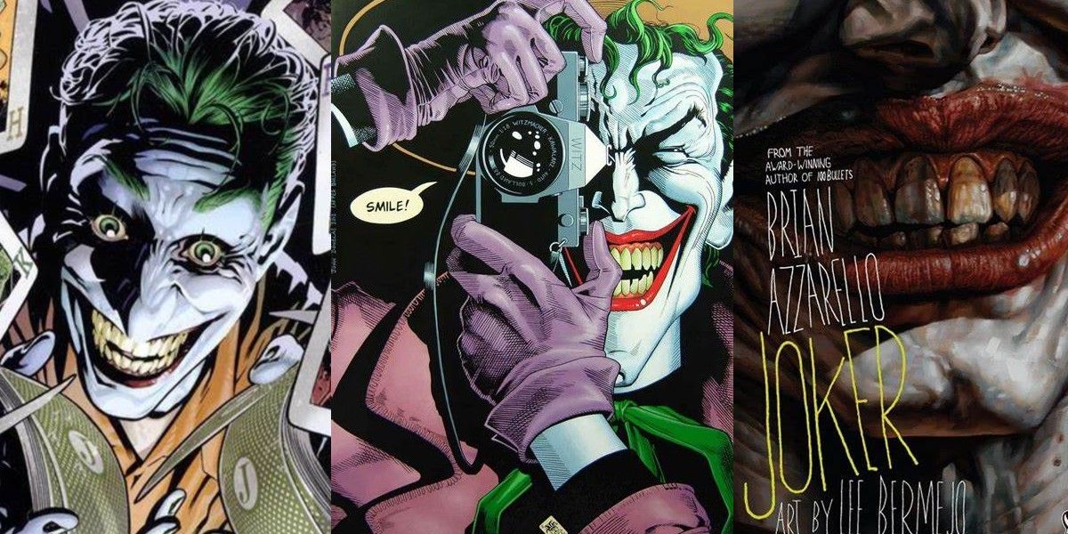 the joker cartoon smile