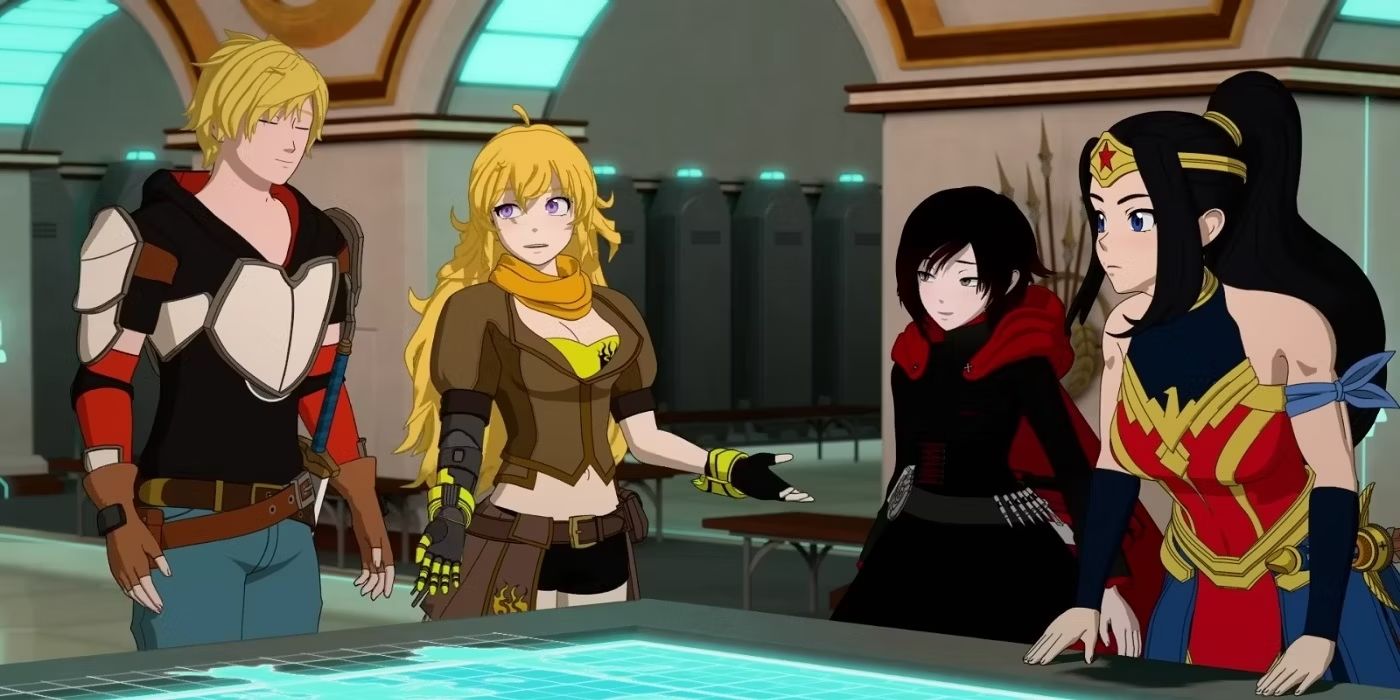 Wonder Woman meets with RWBY
