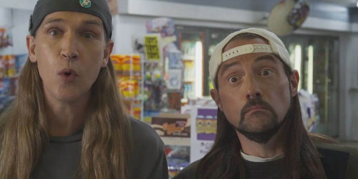Jay (Jason Mewes) and Silent Bob (Kevin Smith) in Clerks III