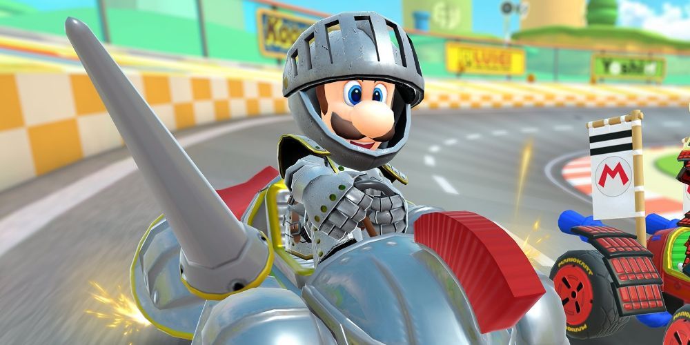 Cavaleiro Luigi de Mario Kart Tour 