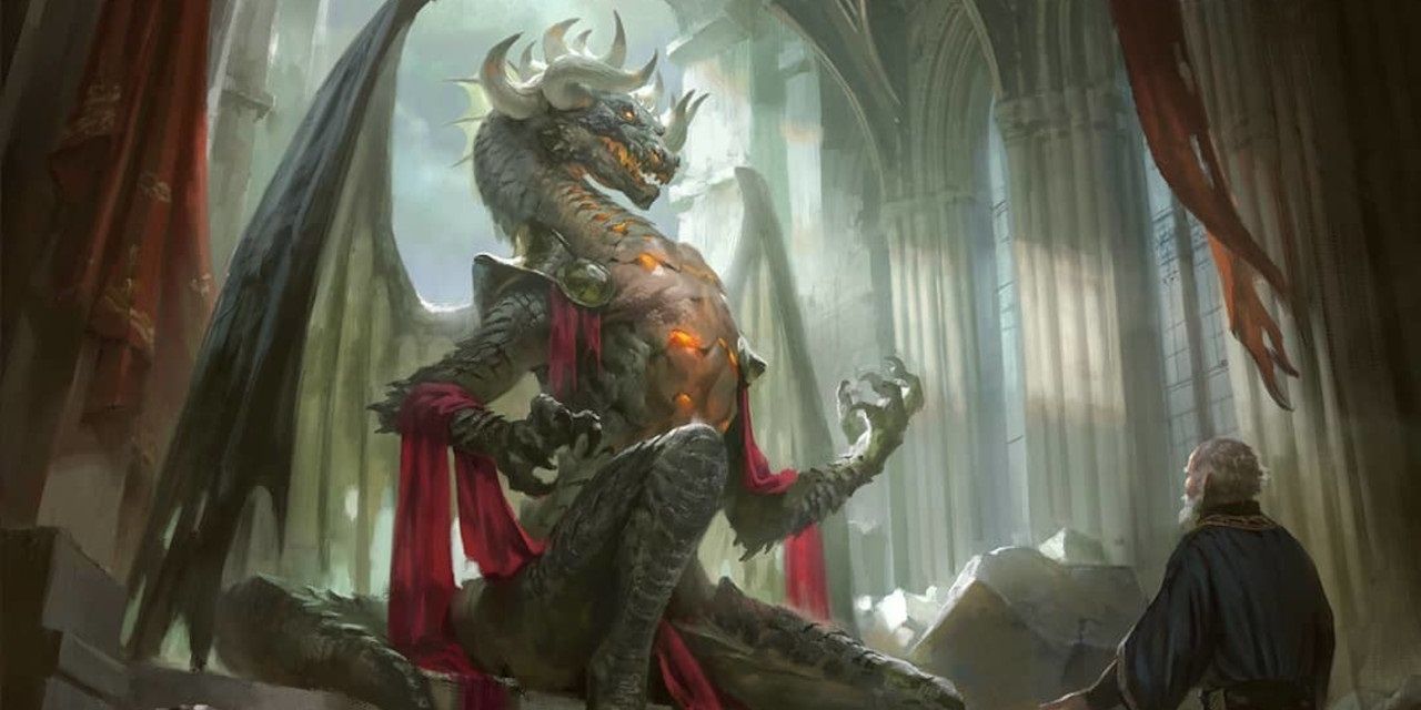 Korvold, arte do rei amaldiçoado por Fae em mtg