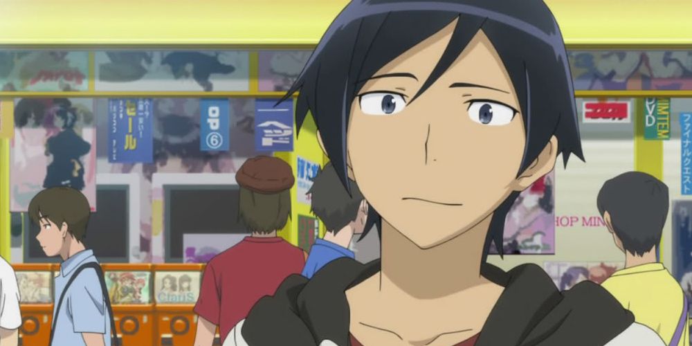 Kyousuke gives a tour of the hobby district in Oreimo