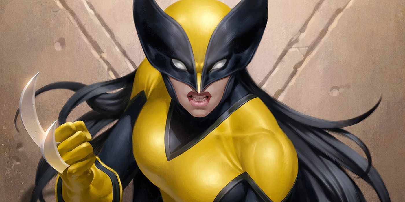 Laura Kinney's Krakoan duplicate dressed as Wolverine