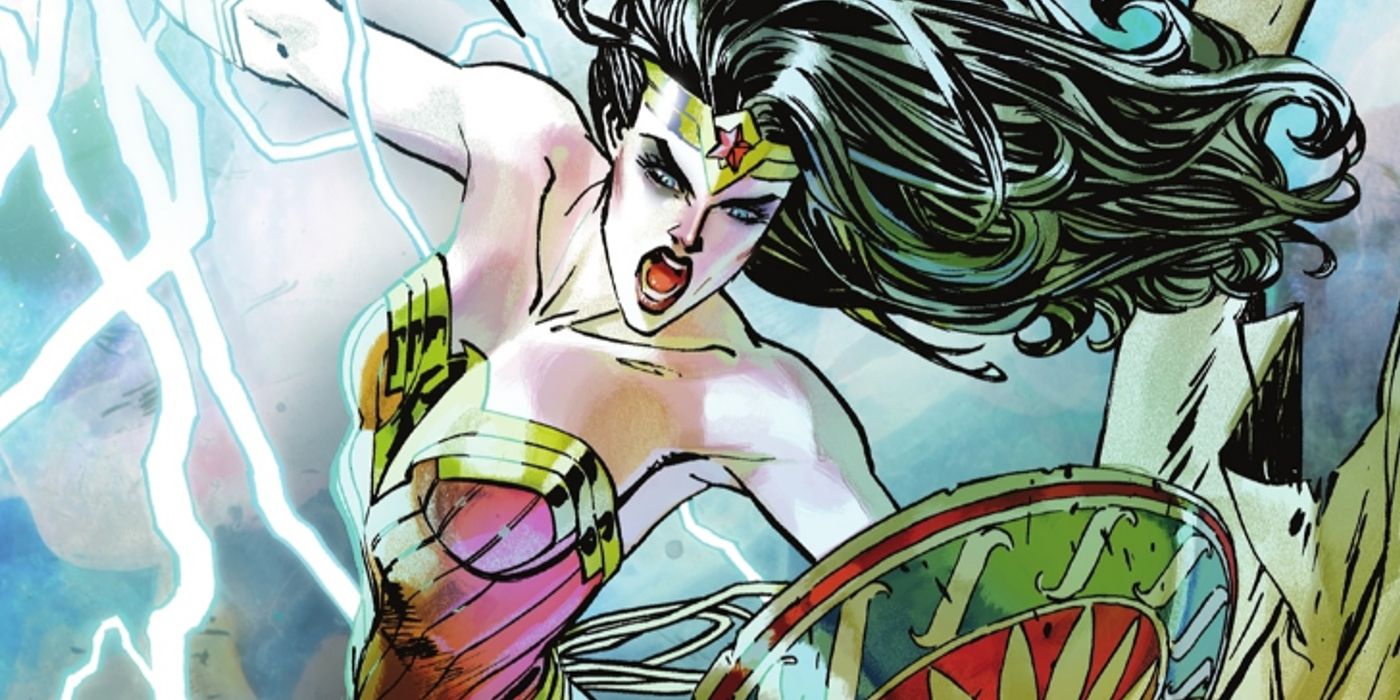 Wonder Woman's battle with Hera in Lazarus Planet: Revenge of the Gods 