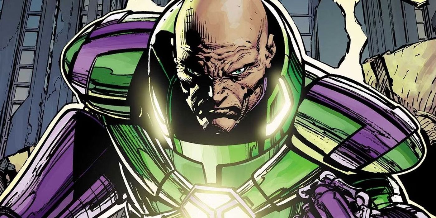 Lex Luthor usa um traje de poder em DC Comics Imperius Lex #1