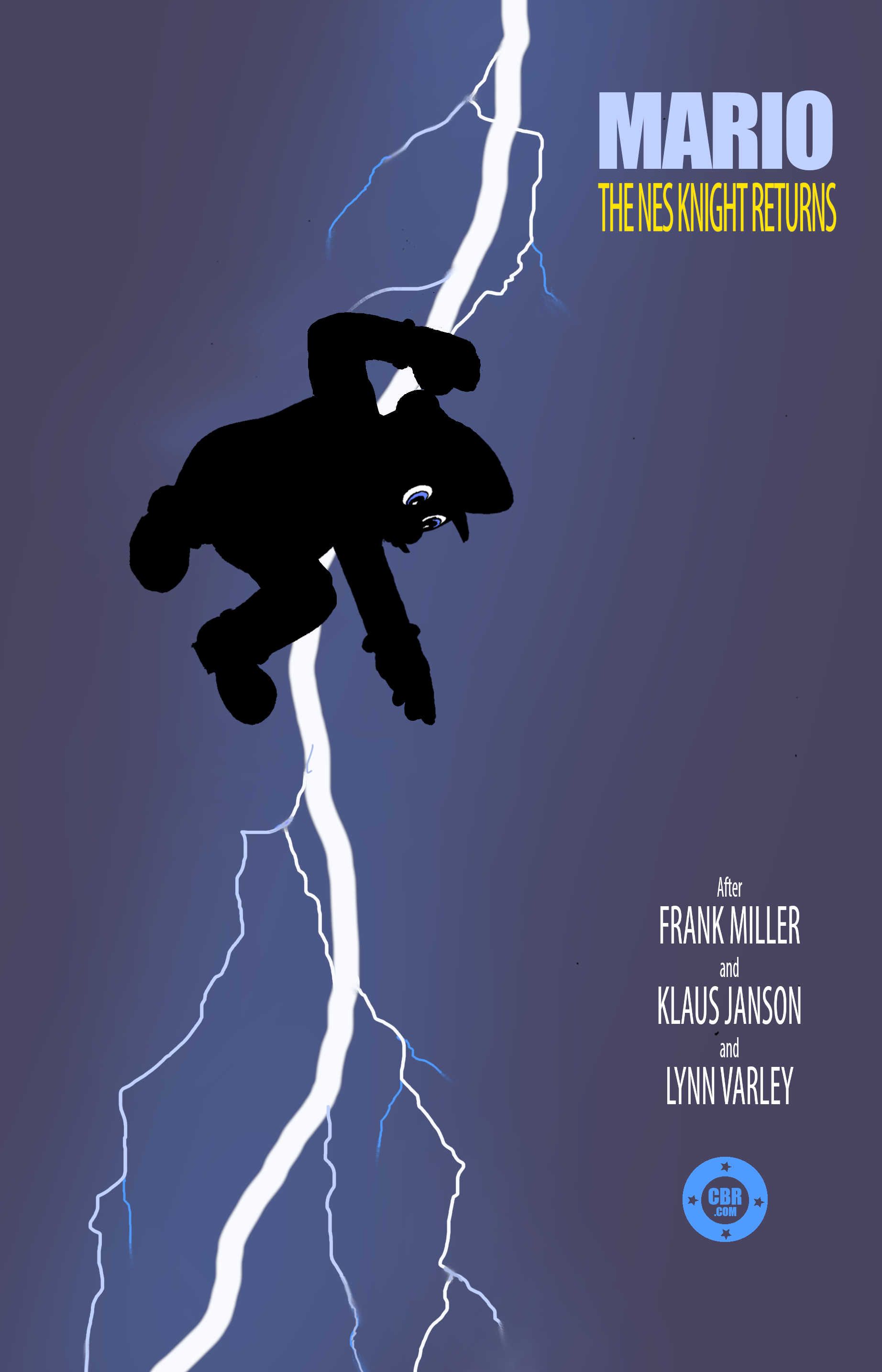 Nick Perks has Mario on the cover of Dark Knight Returns #1