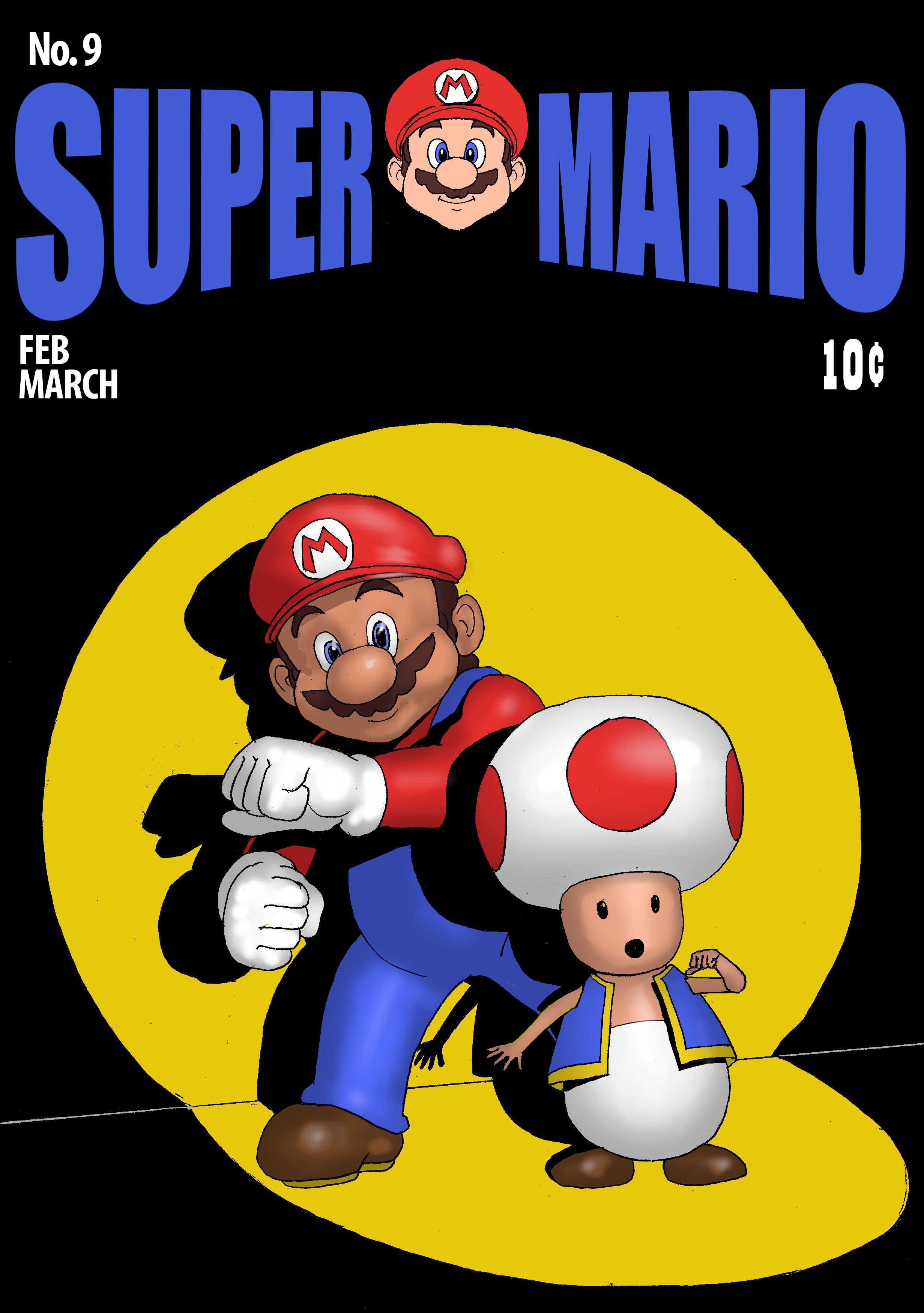 Nick Perks tem Mario na capa de Batman #9