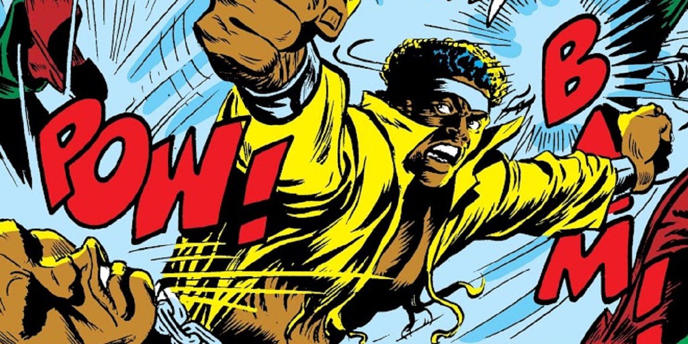 Luke Cage punches criminals in his Marvel Comics debut