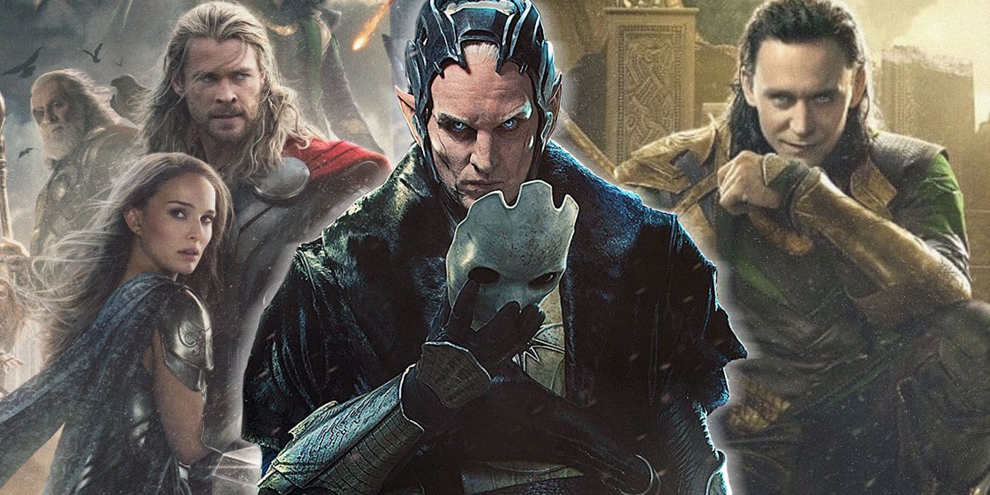Malekith, Thor, and Loki from Thor: The Dark World