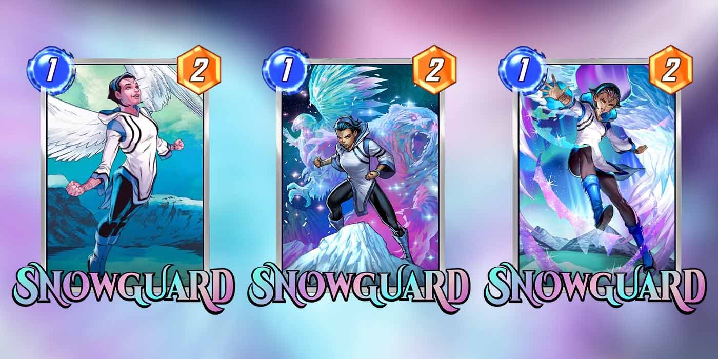 Versões alternativas de arte do Marvel Snap Snowguard