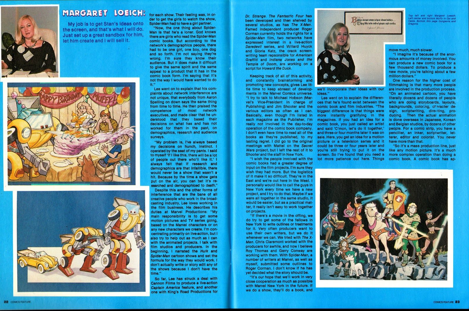 A salvaged interview with Marvel Productions about Muffy & the Mysterians. 