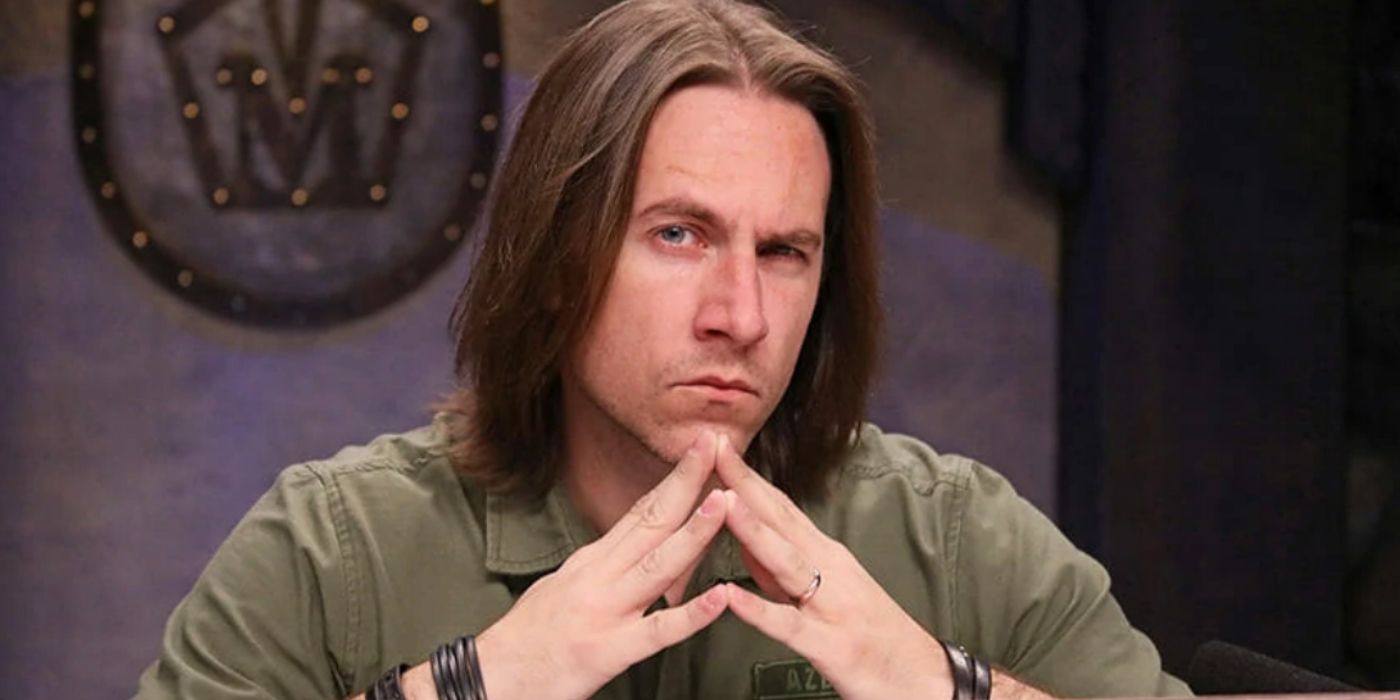 Matthew Mercer behind the DM screen in a promo shot for Critical Role. 