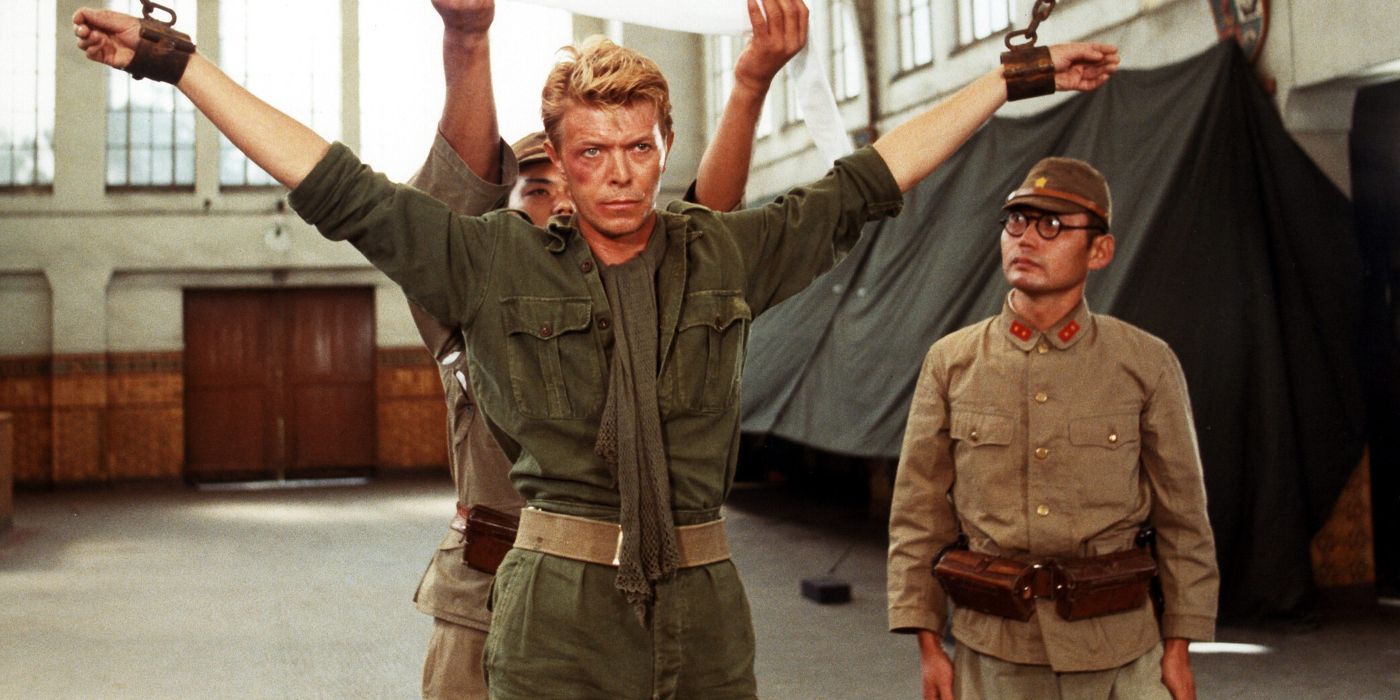Lawrence's hands are bound in Merry Christmas Mr. Lawrence