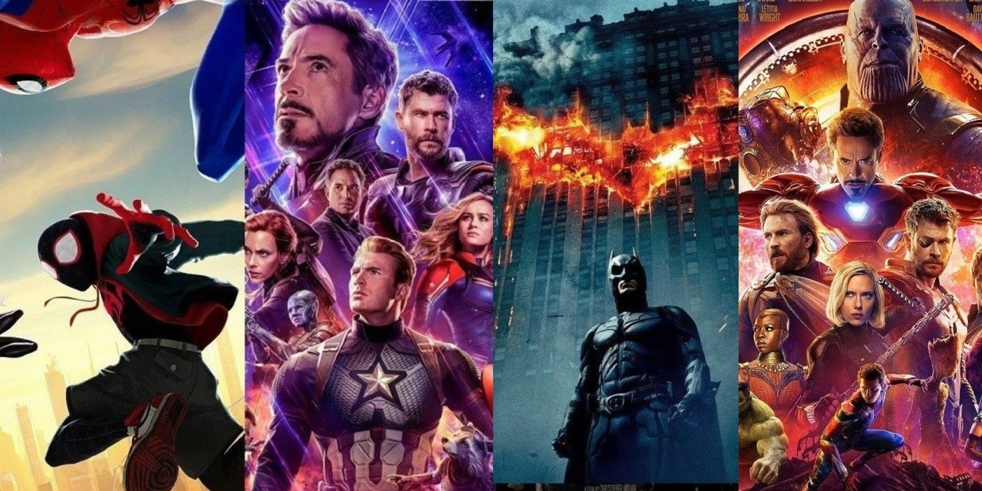 Into the Spider-Verse, Avengers: Endgame, The Dark Knight and Avengers: Infinity War compete
