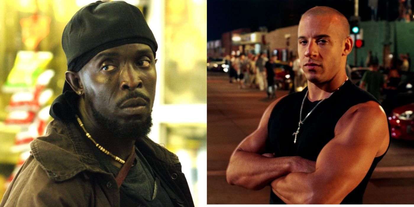 Split image showing scenes from The Wire and Fast & Furious