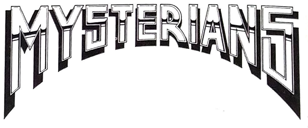The Mysterians logo. 
