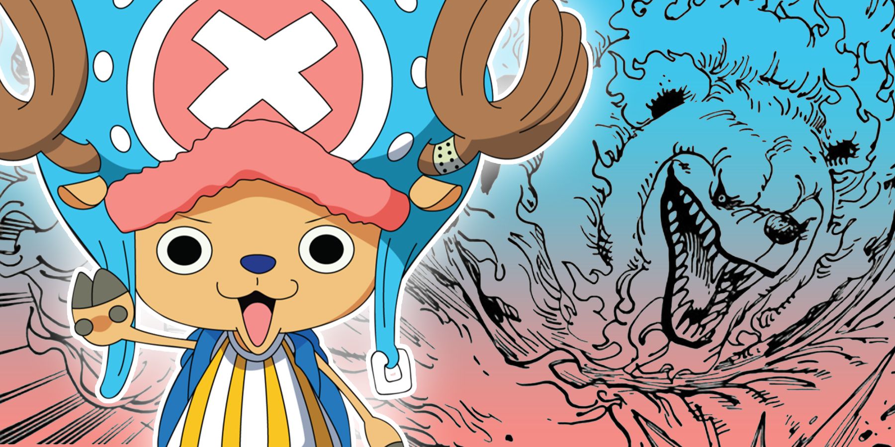 I made all of Chopper's Pre-Timeskip Point transformations in Hero